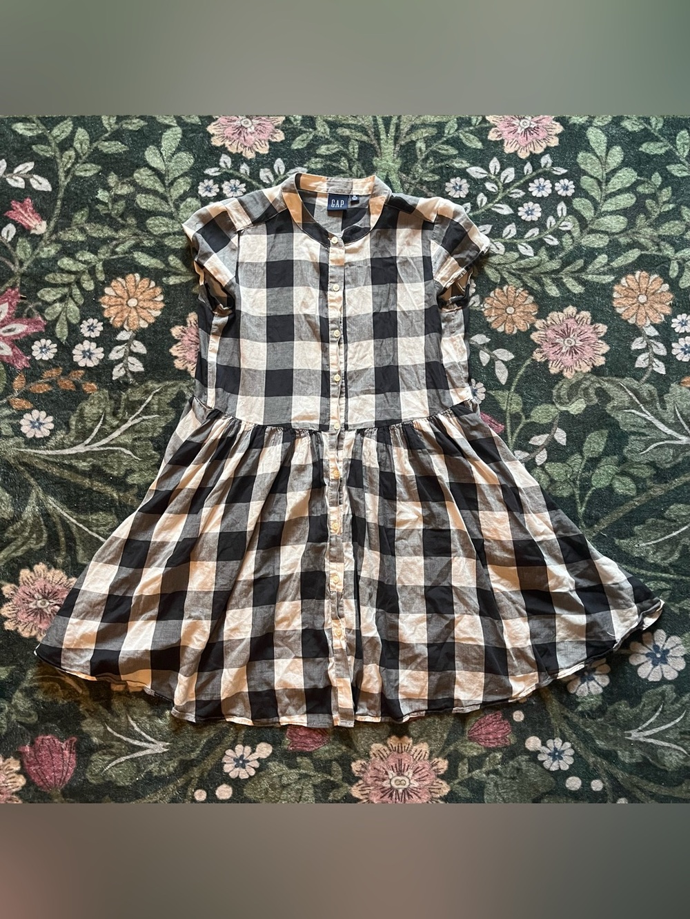 💋 Gap Gingham Babydoll Mini Dress 💋
